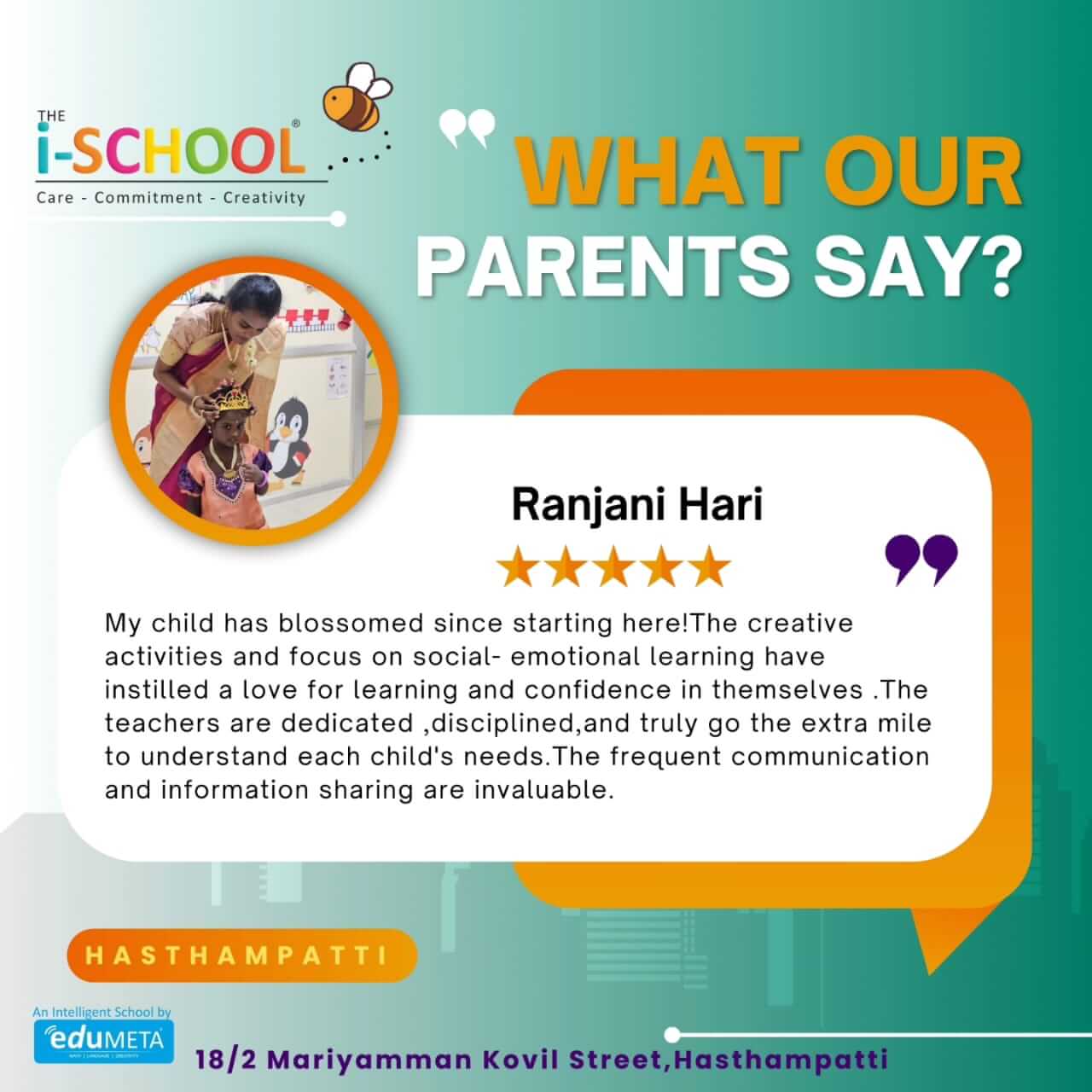 Play school parents feedback survey results